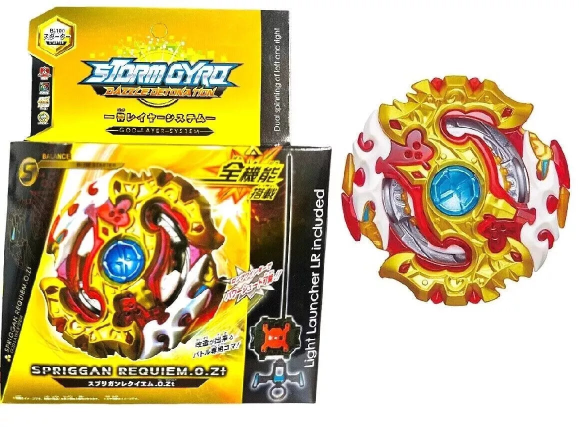 TOUPIE BEYBLADE BURST SPRIGGAN REQUIEM + lanceur B-100