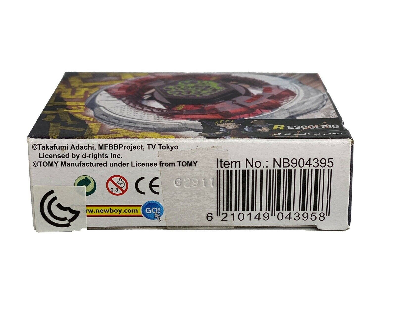 TOUPIE BEYBLADE Rock Scorpio Escolpio T125JB Metal Fusion Beyblade BB-65