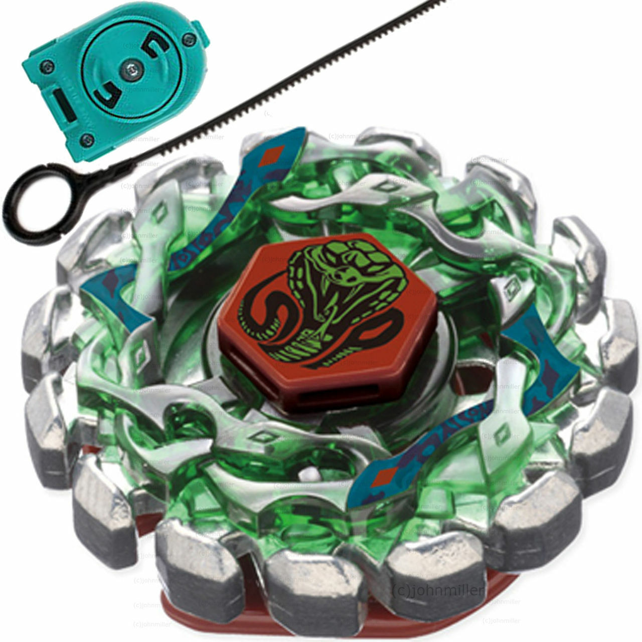 TOUPIE BEYBLADE TAKARA TOMY Poison Serpent 4D Metal Master