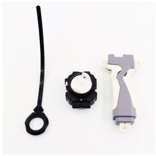 BEYBLADE  BURST SET / LOT   lanceur light + GRIP   / B-11 / couleur GRIS - goshopbey