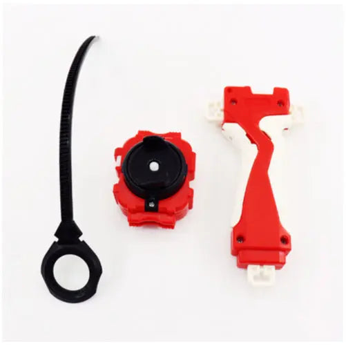 BEYBLADE BURST SET / LOT lanceur light + GRIP / B-11 / couleur ROUGE - goshopbey
