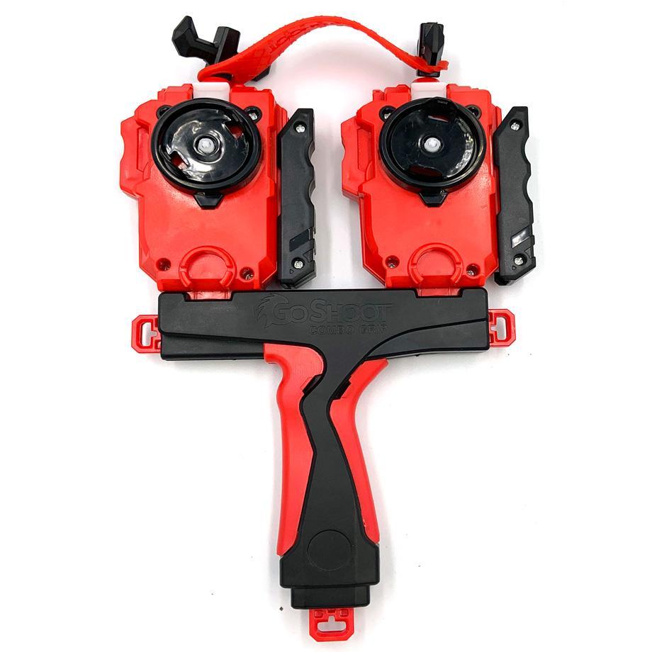 Double Lanceur Beyblade Burst Rouge - goshopbey