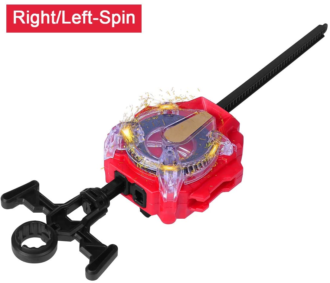ROUGE Lanceur à étincelles DROITE/GAUCHE TOUPIE BEYBLADE BURST SUPER KING
