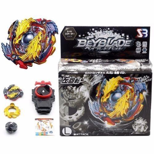 TOUPIE BEYBLADE BURST GOLD DRAGON VERSION Lost Longinus .N.Sp B-00 - goshopbey