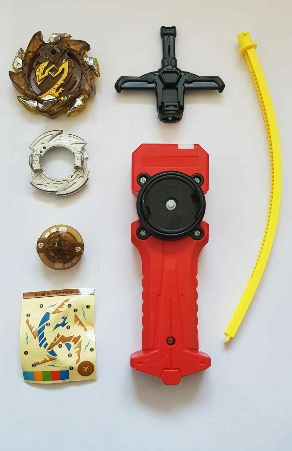 TOUPIE BEYBLADE BURST HELL SALAMANDER.G.Y Evolution + lanceur B125-02 - goshopbey