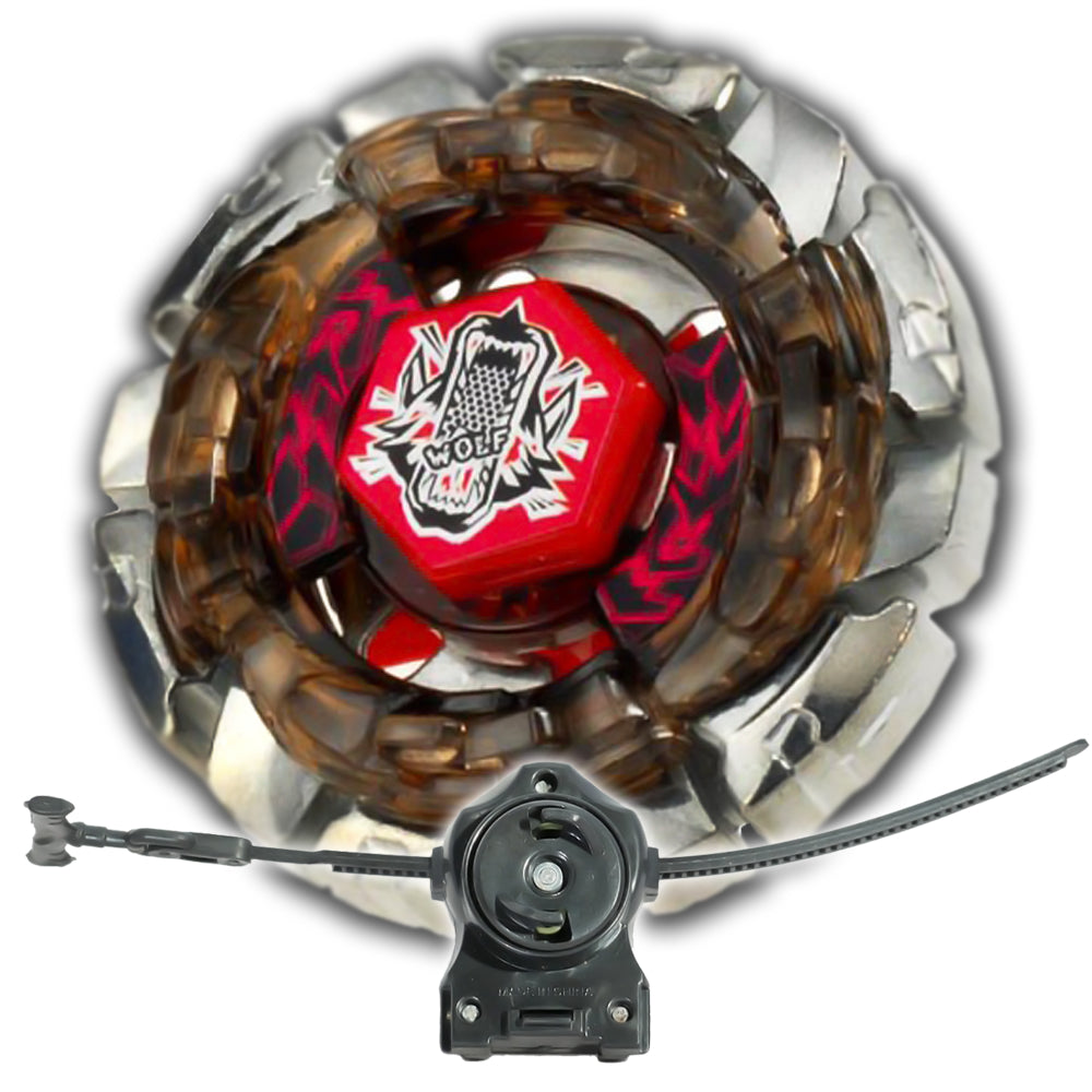 TOUPIE BEYBLADE DARK WOLF 145FS METAL FUSION BB-29 - 4D + lanceur - goshopbey