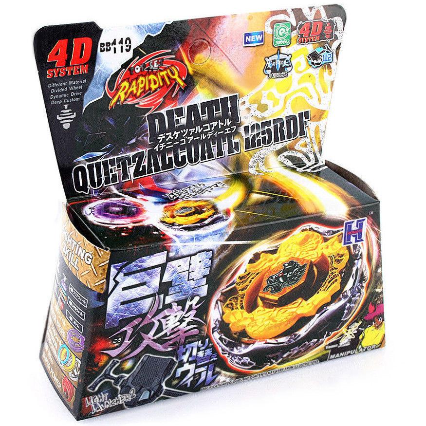 TOUPIE BEYBLADE DEATH QUETZALCOATL 4D system MODELE RAPIDITY - goshopbey