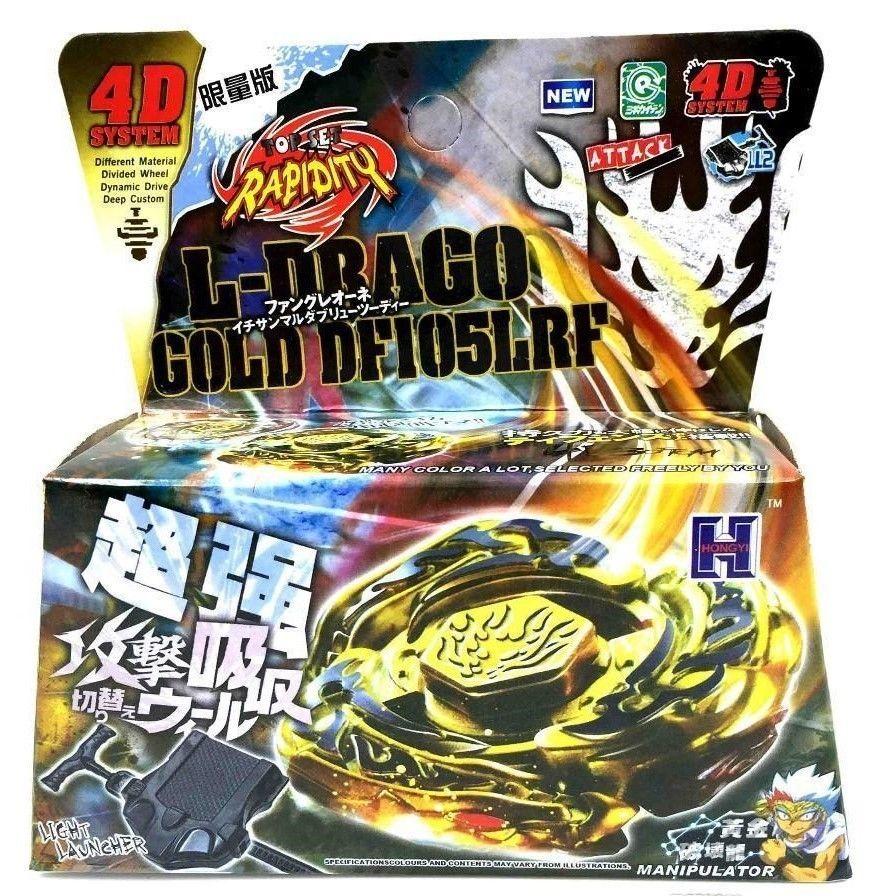 TOUPIE BEYBLADE EDITION LIMITEE L DRAGO GOLD DF105LRF 4D SYSTEM MODELE RAPIDITY - goshopbey
