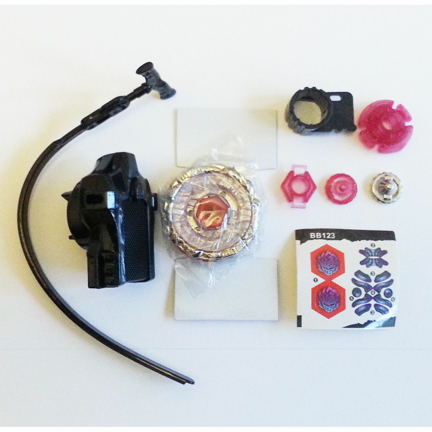 TOUPIE BEYBLADE FUSION HADES BB123 Avec lanceur - NEUF - goshopbey