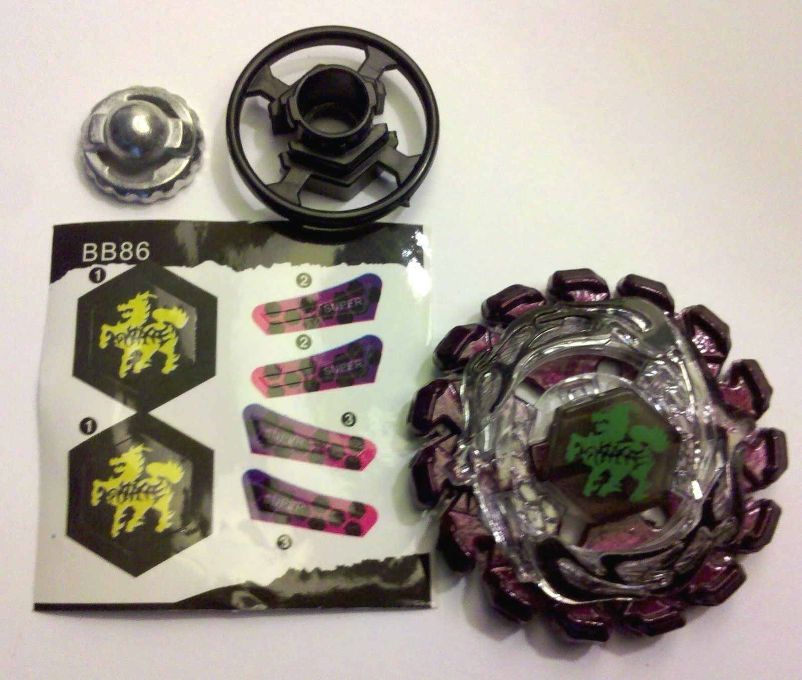 TOUPIE BEYBLADE POISON ZURAFA (GIRAFFE) s130mb ATTAQUE/DEFENSE bb-80c b-121 - goshopbey