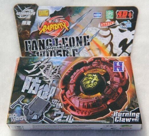 TOUPIE FANG LEONE W105R2F WBBA BURNING CLAW VERSION RED BEYBLADE - goshopbey