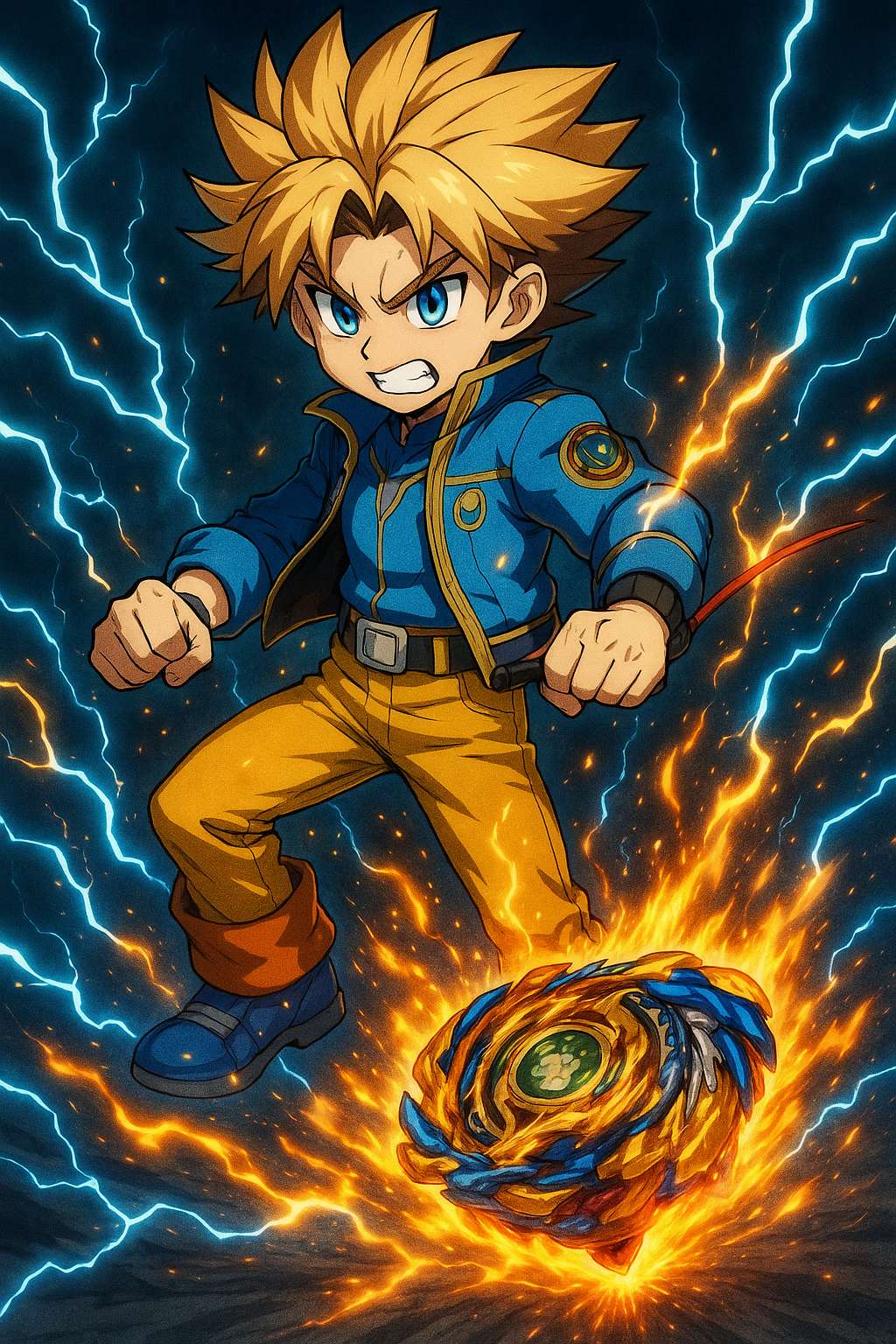 Free de la Hoya et sa toupie Drain Fafnir