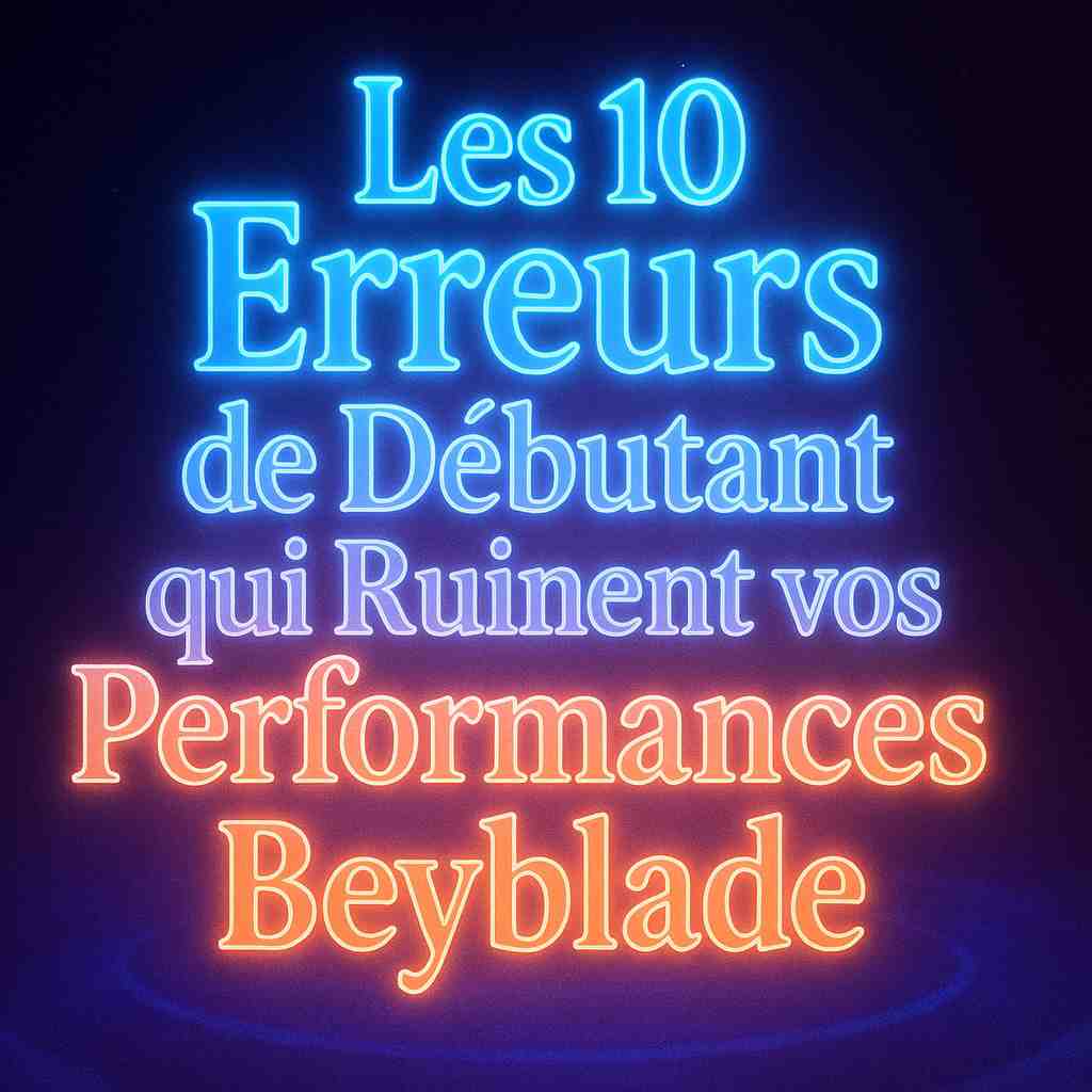 Les 10 Erreurs de Débutant qui Ruinent vos Performances Beyblade