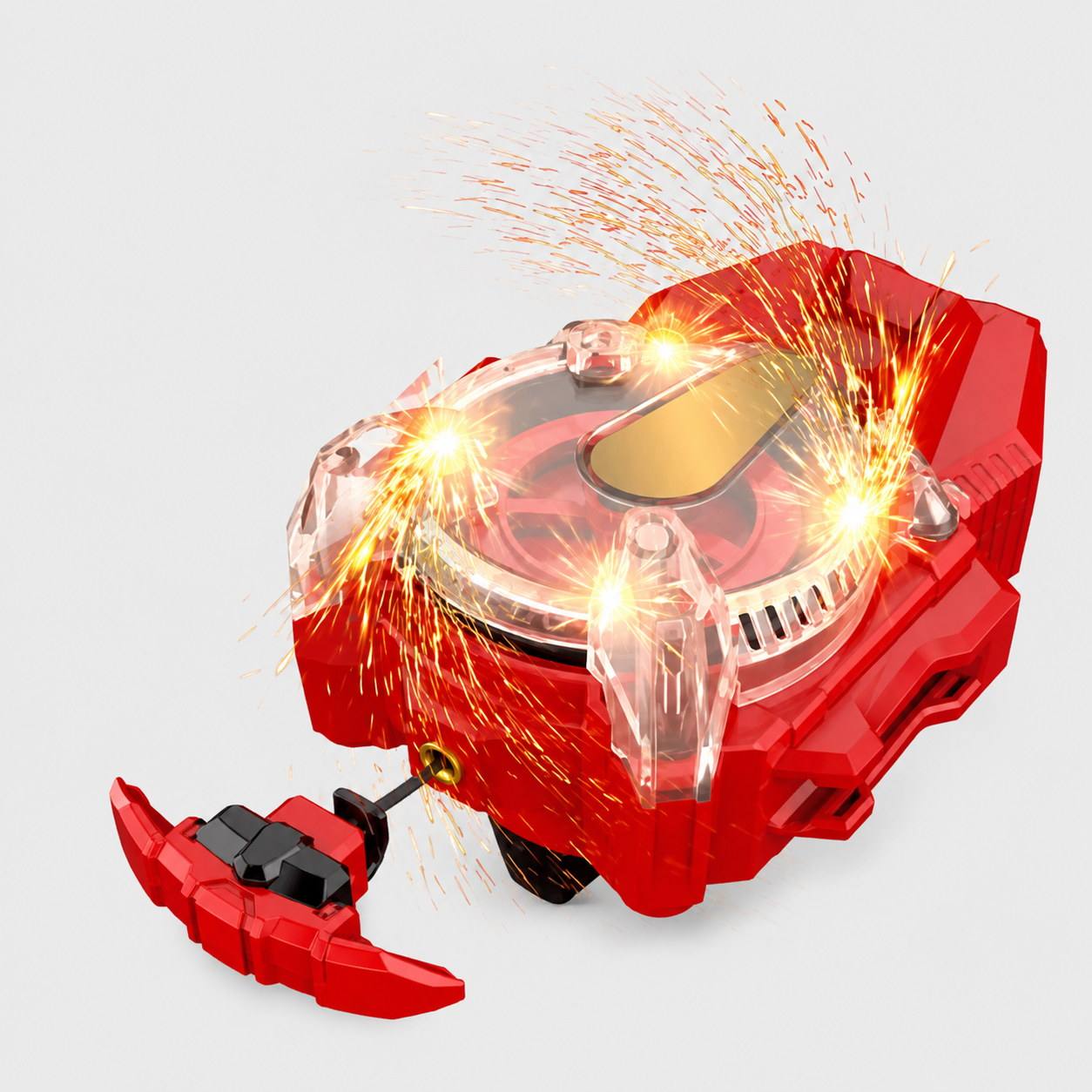 ROUGE B 165 Lanceur à étincelles TOUPIE BEYBLADE BURST SUPER KING 