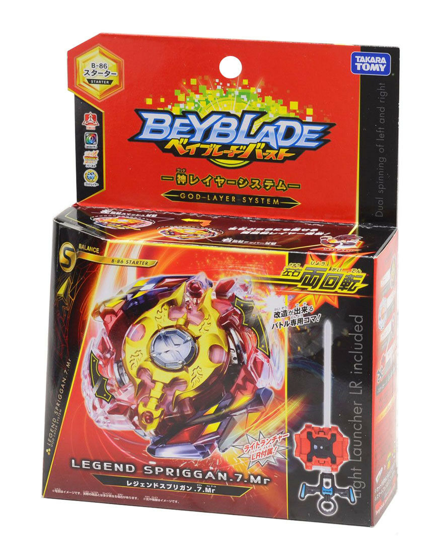 TOUPIE BEYBLADE BURST TAKARA TOMY B 86 Starter Legend Spriggan .7.Mr