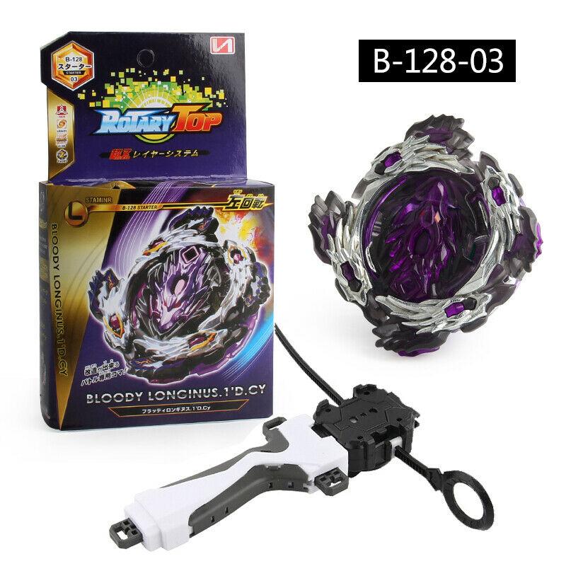 TOUPIE BEYBLADE BURST BLOODY LONGINUS B-128-3 from customize set lanceur et grip - goshopbey