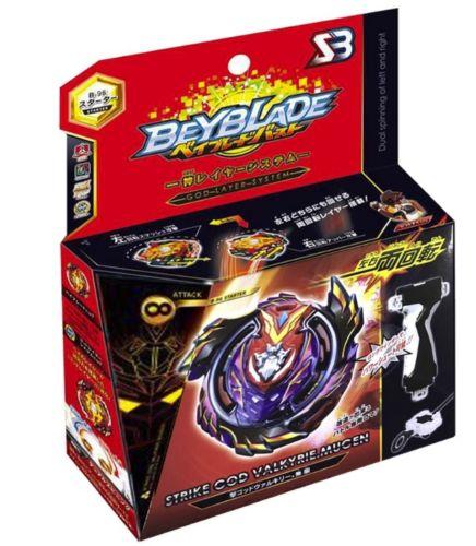 TOUPIE  BEYBLADE  BURST  STRIKE GOD VALKYRIE.MUGEN + lanceur  & Grip B-96 - goshopbey