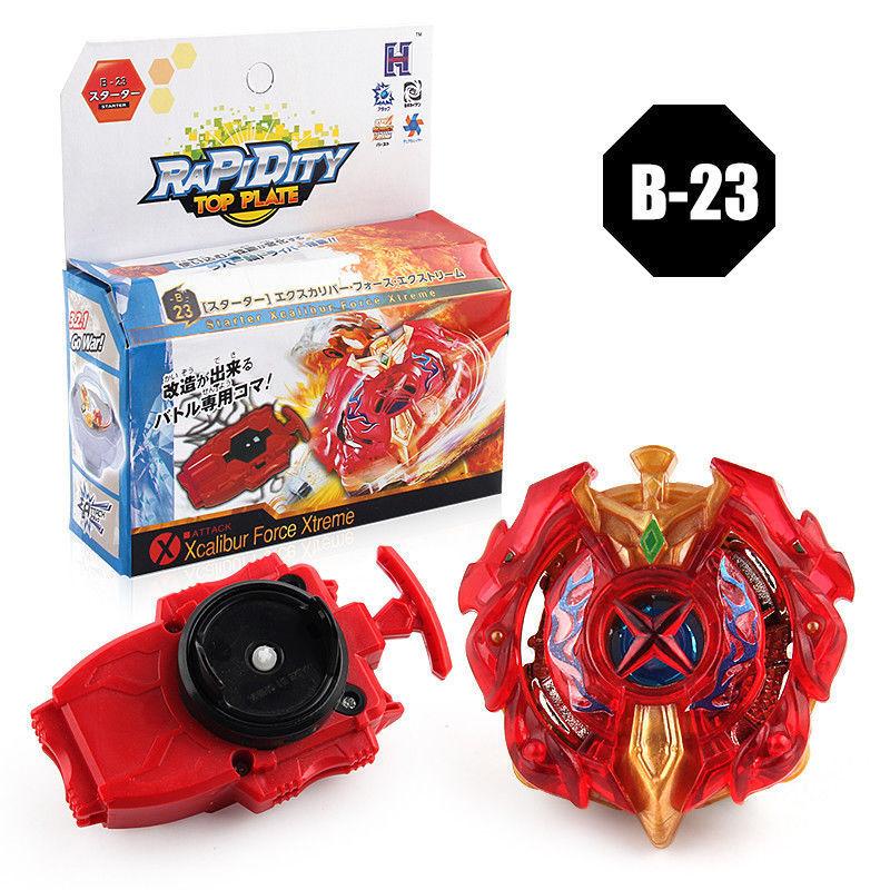 TOUPIE  BEYBLADE  BURST Xcalibur Force Xtreme + lanceur B-23 - goshopbey