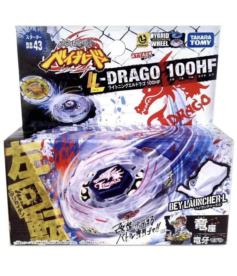 TOUPIE BEYBLADE TAKARA TOMY Metal Fight BB-43 Lightning L Drago 100HF