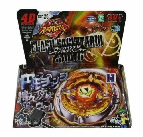 TOUPIE RAPIDITY FLASH SAGITTARIO BB126 BEYBLADE 130WD - 4D System Metal Master - goshopbey