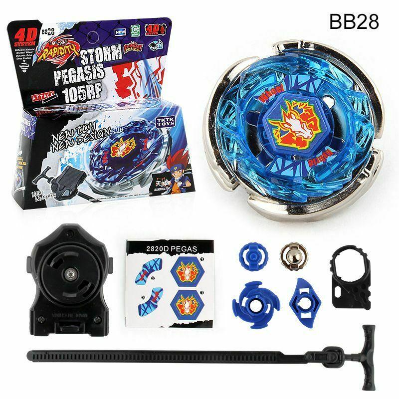 TOUPIE RAPIDITY STORM PEGASUS BB28 BEYBLADE 4D System Metal Master